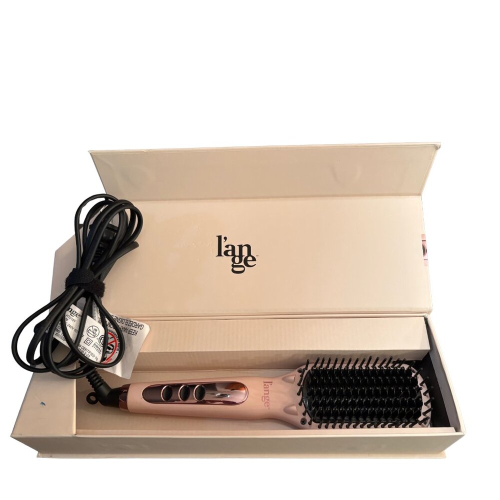 L’ange Le Vite Ceramic Straightening Brush Blush Pink – Used Only a Few Times w/